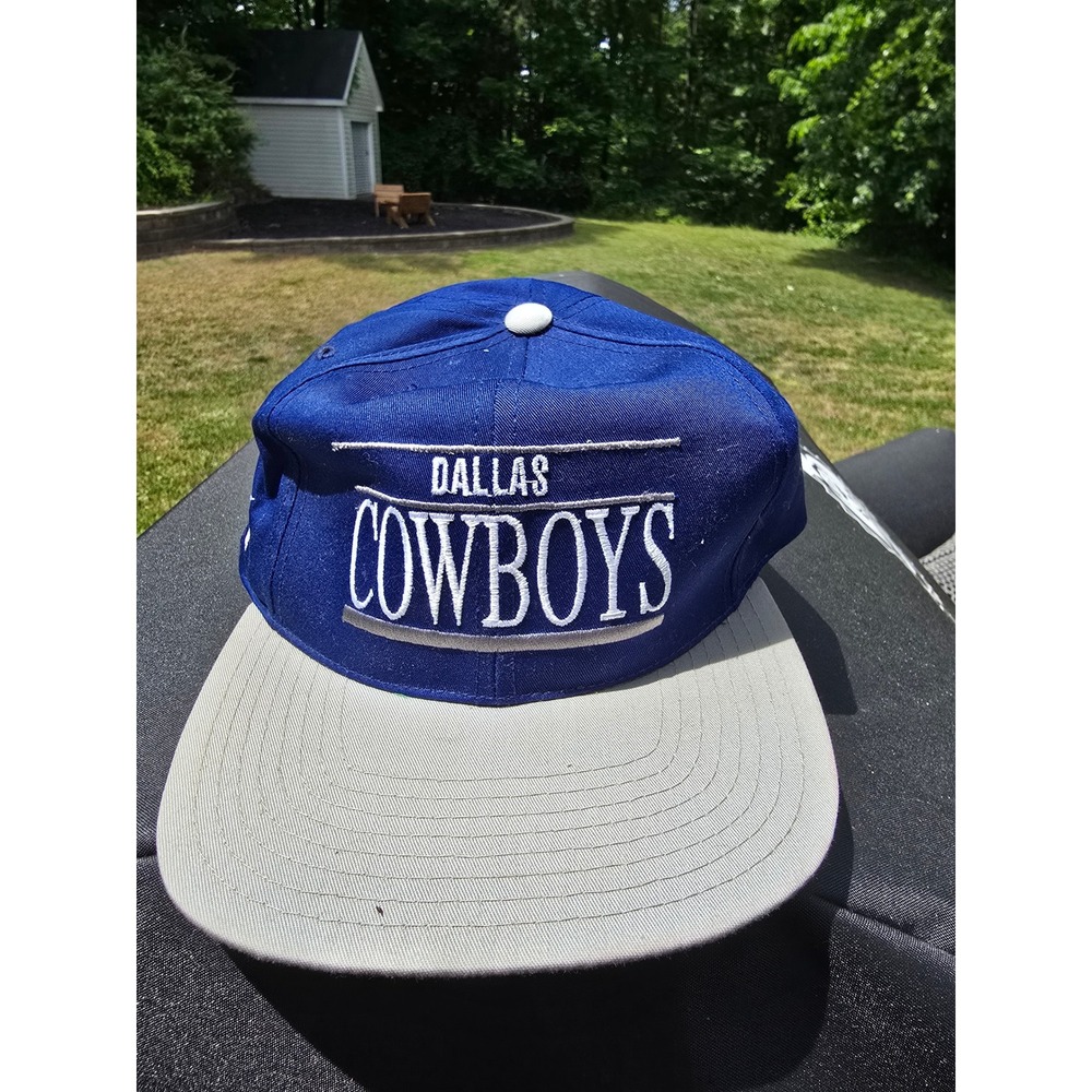 Vintage Annco Dallas Cowboys Snapback Hat Blue Grey NFL Professional Model Cap